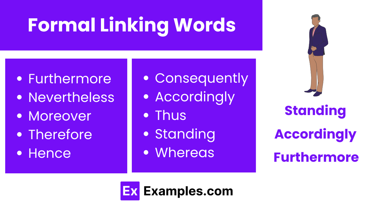 formal linking words