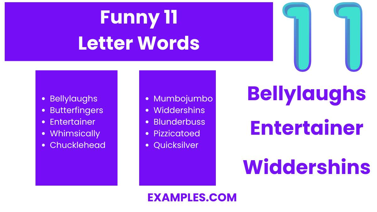 funny 11 letter words