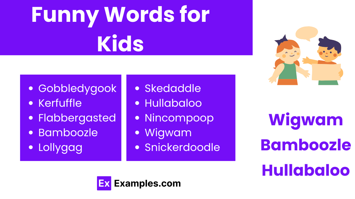 funny words for kids