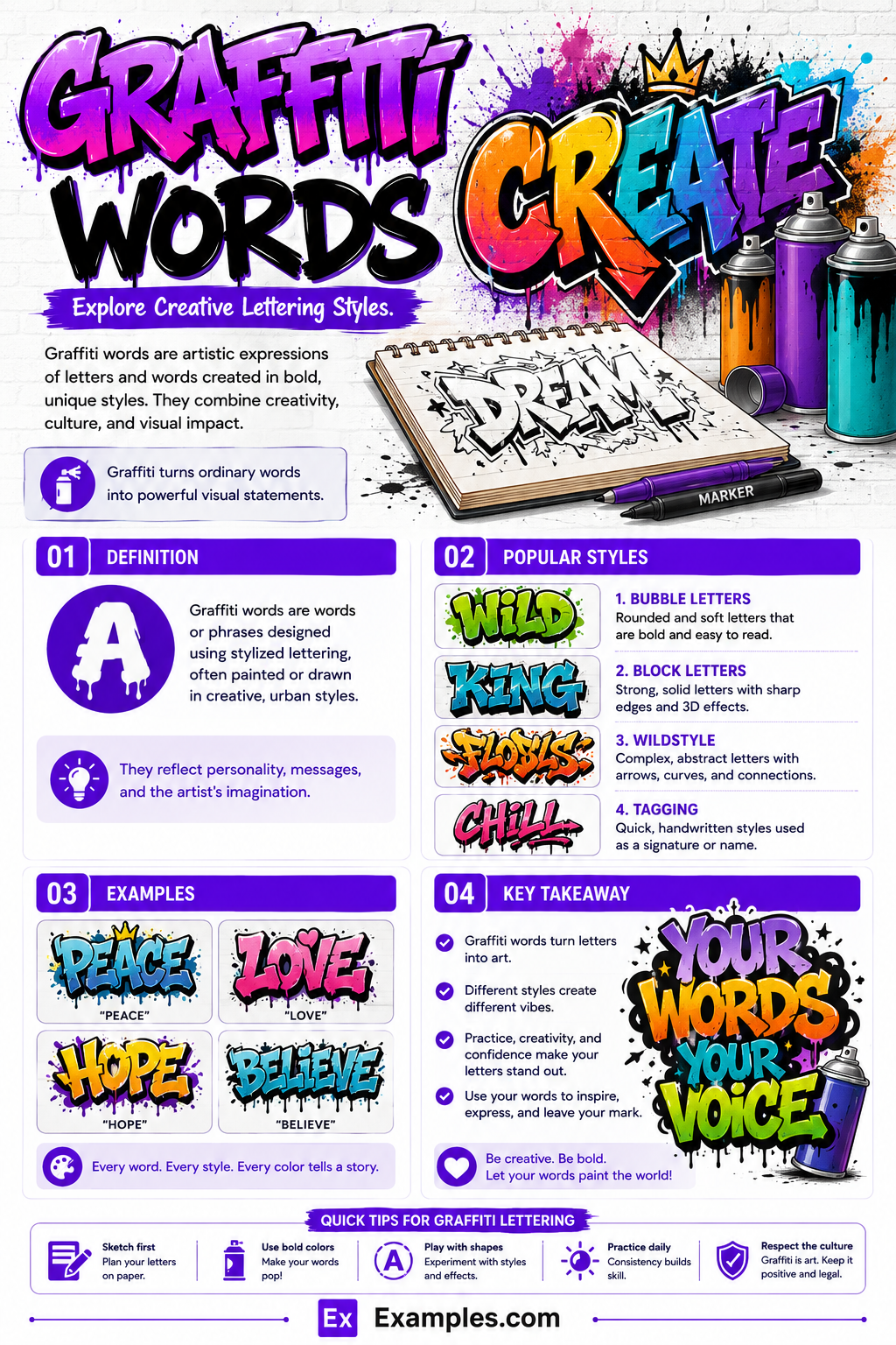 450+ Graffiti Words List, Meaning, PDF