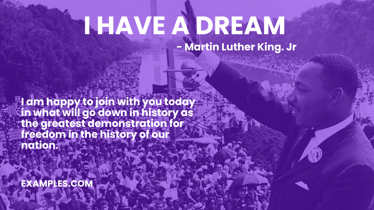 I have a dream by Martin Luther King.Jr 