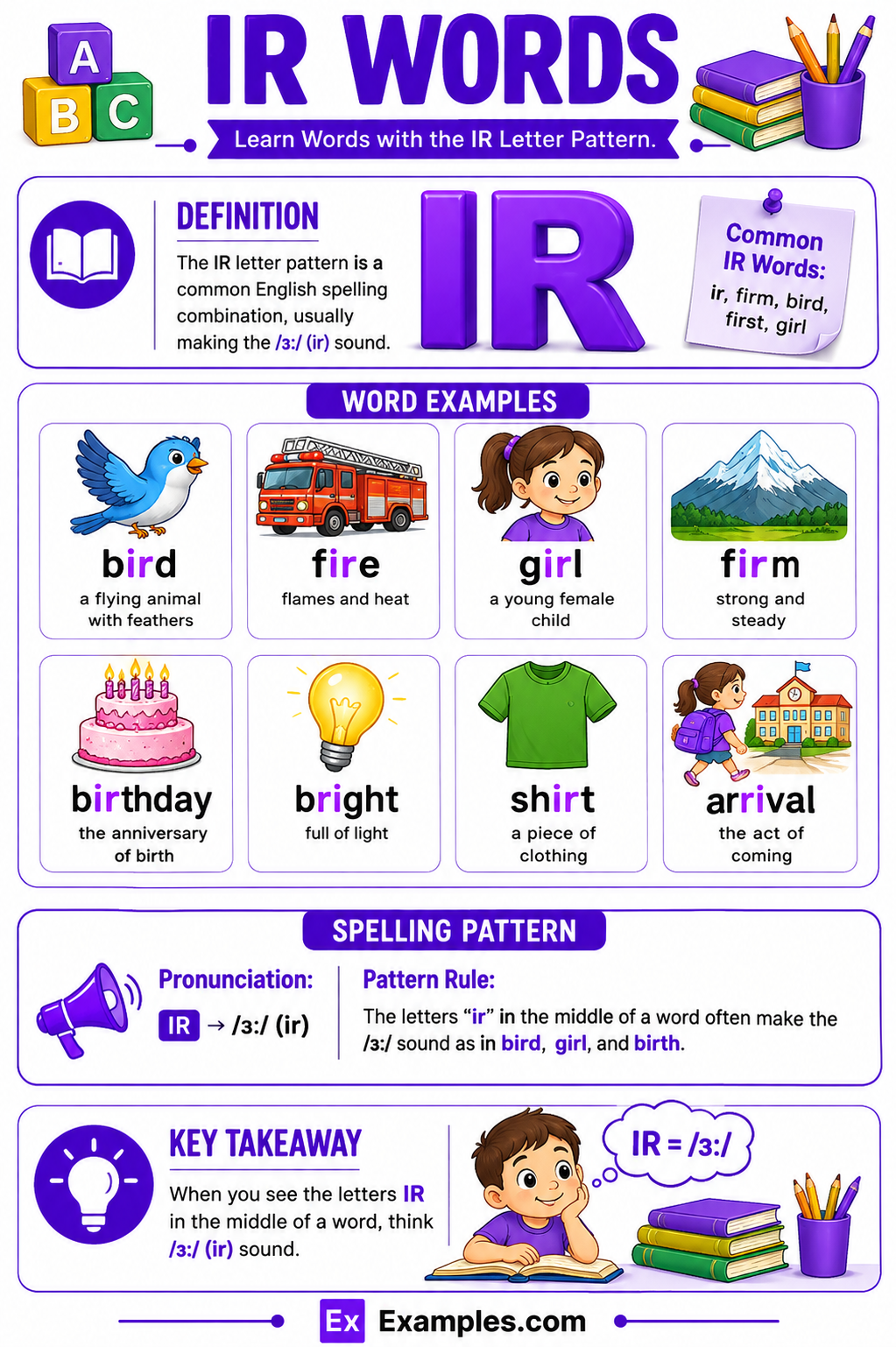 450+ IR Words List, Meaning, PDF