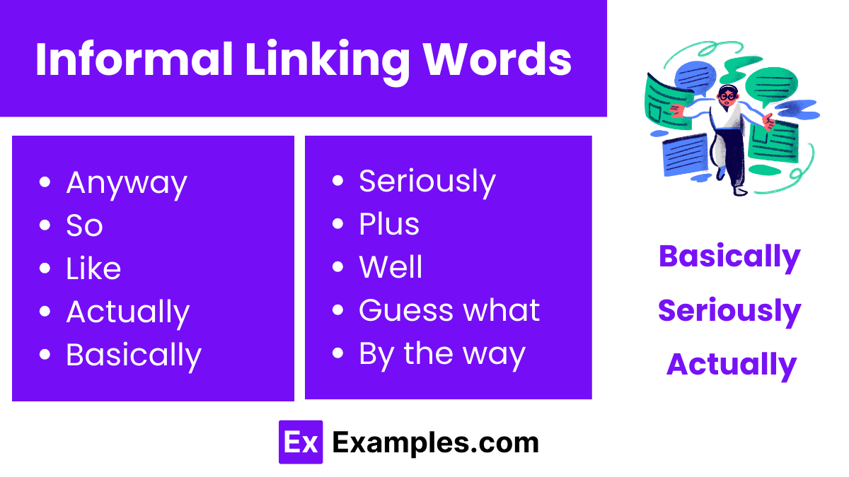 informal linking words