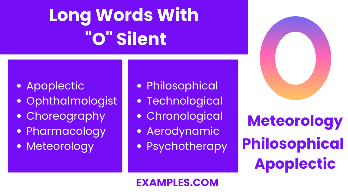 long words with o silent
