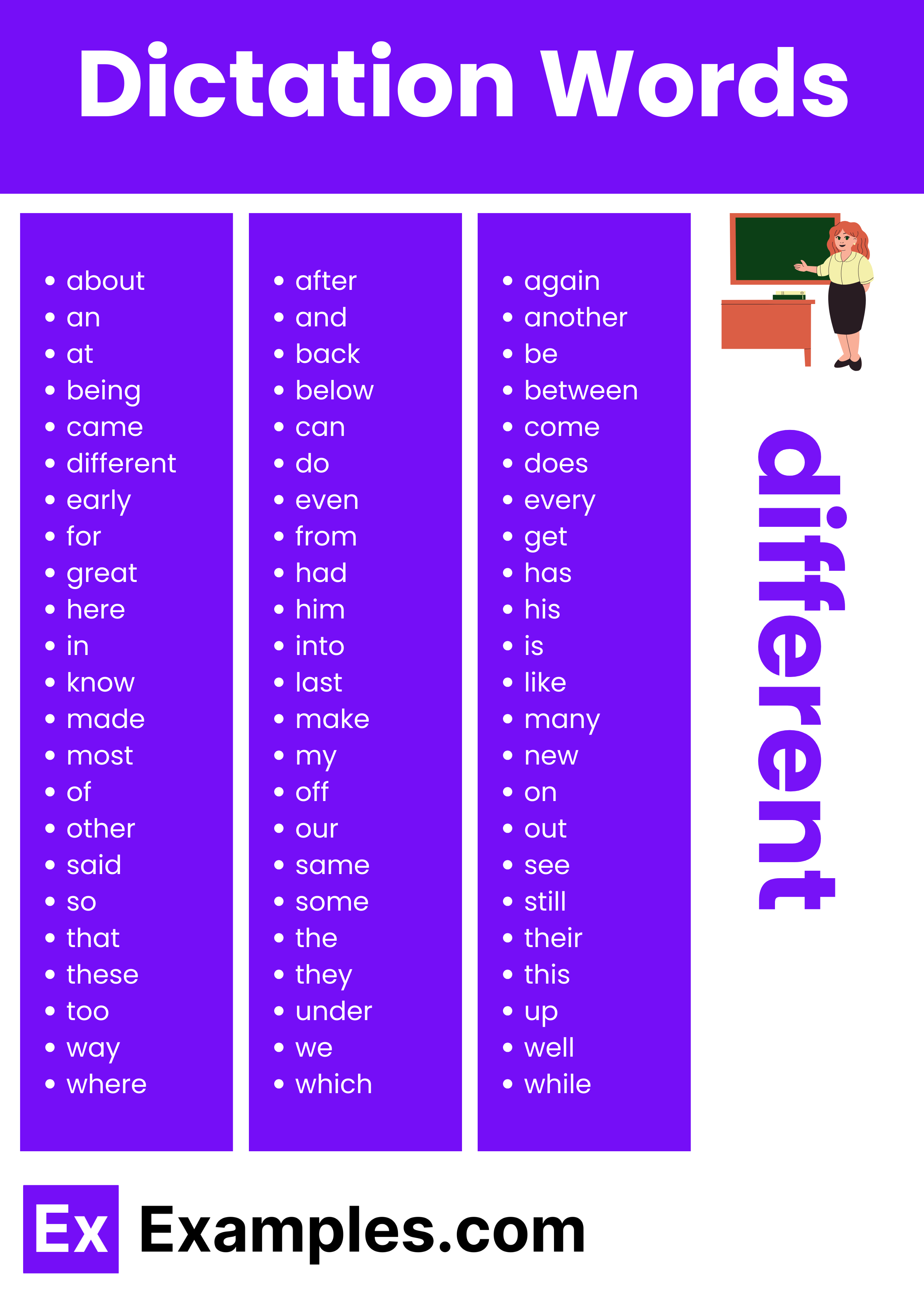 dictation-words-450-list-meaning-pdf