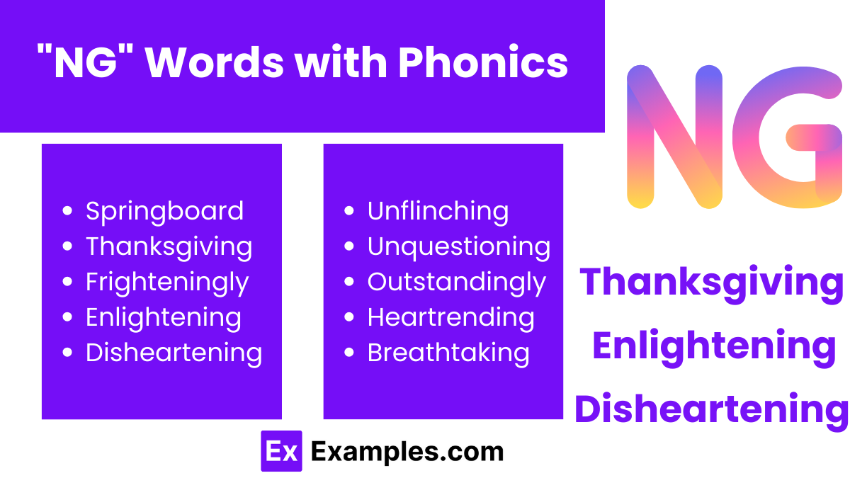 ng word with phonics