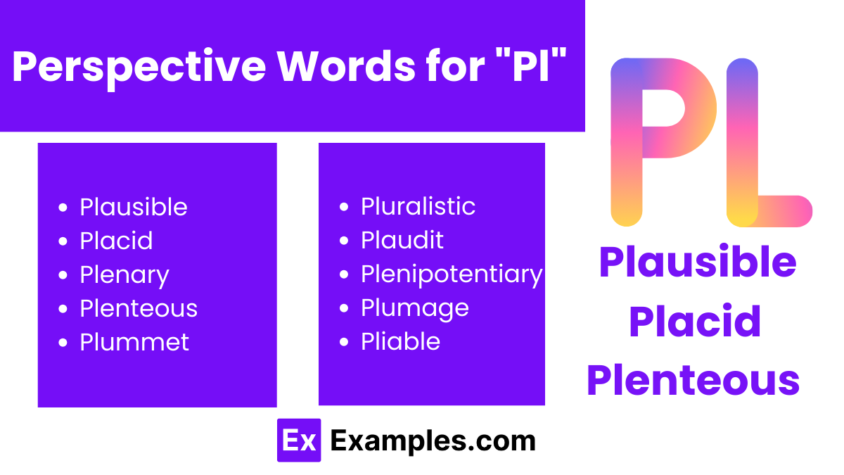 perspective words for pl