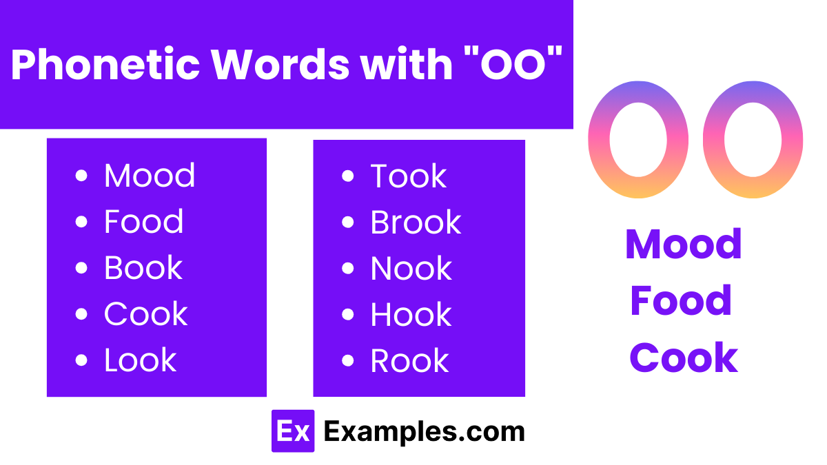 phonetic words with oo