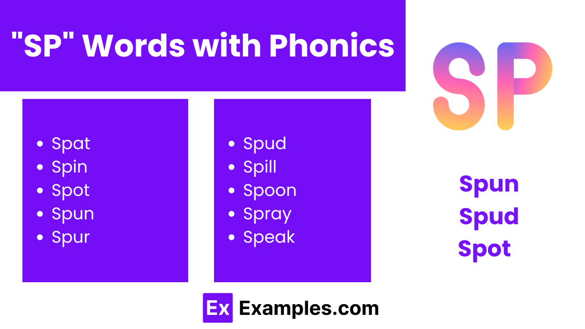 sp words with phonics