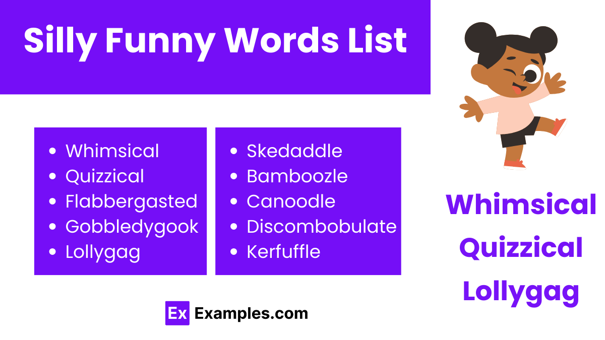 silly funny words list