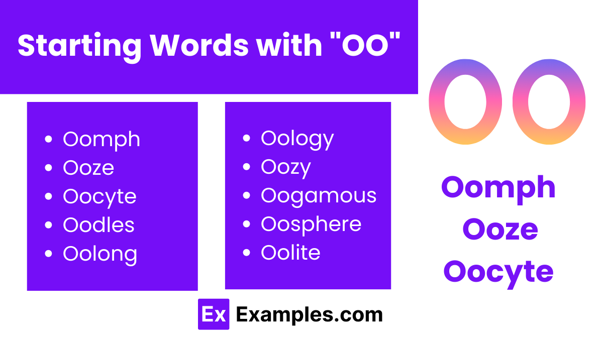 starting words with oo