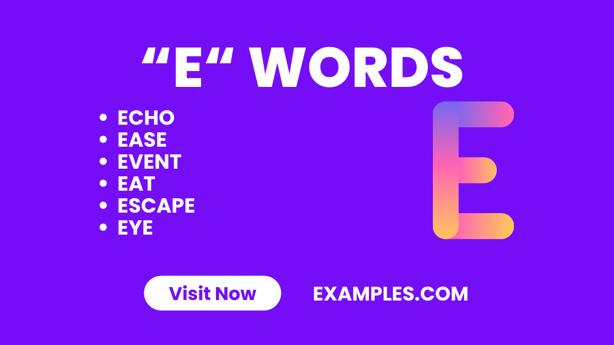 Words E