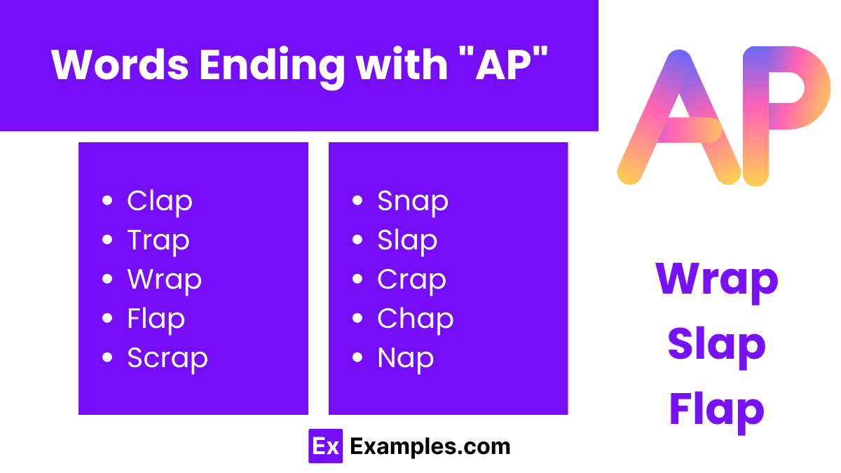 words ending with ap