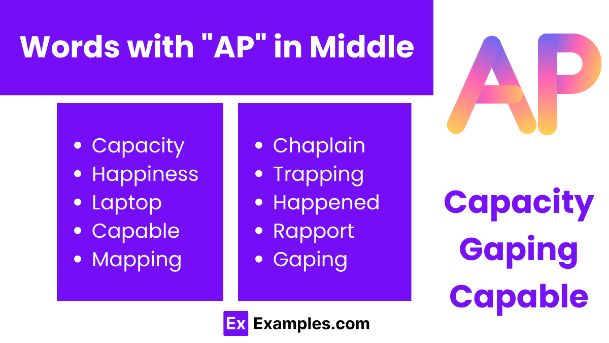 words with ap in middle