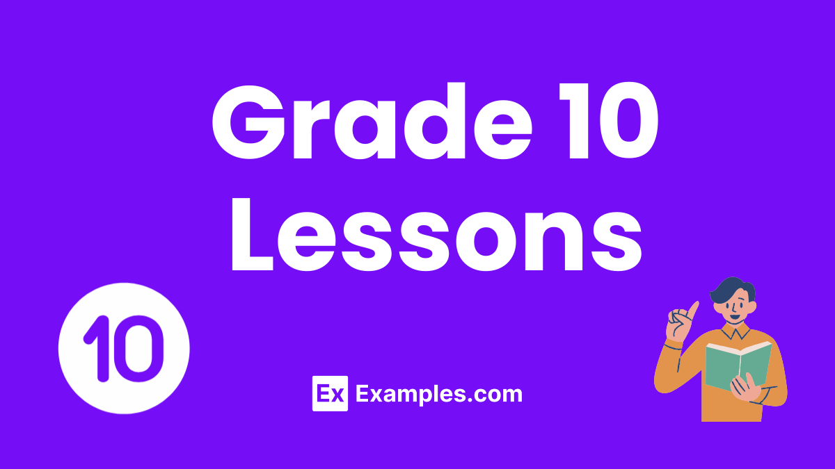 Grade 10 Lessons