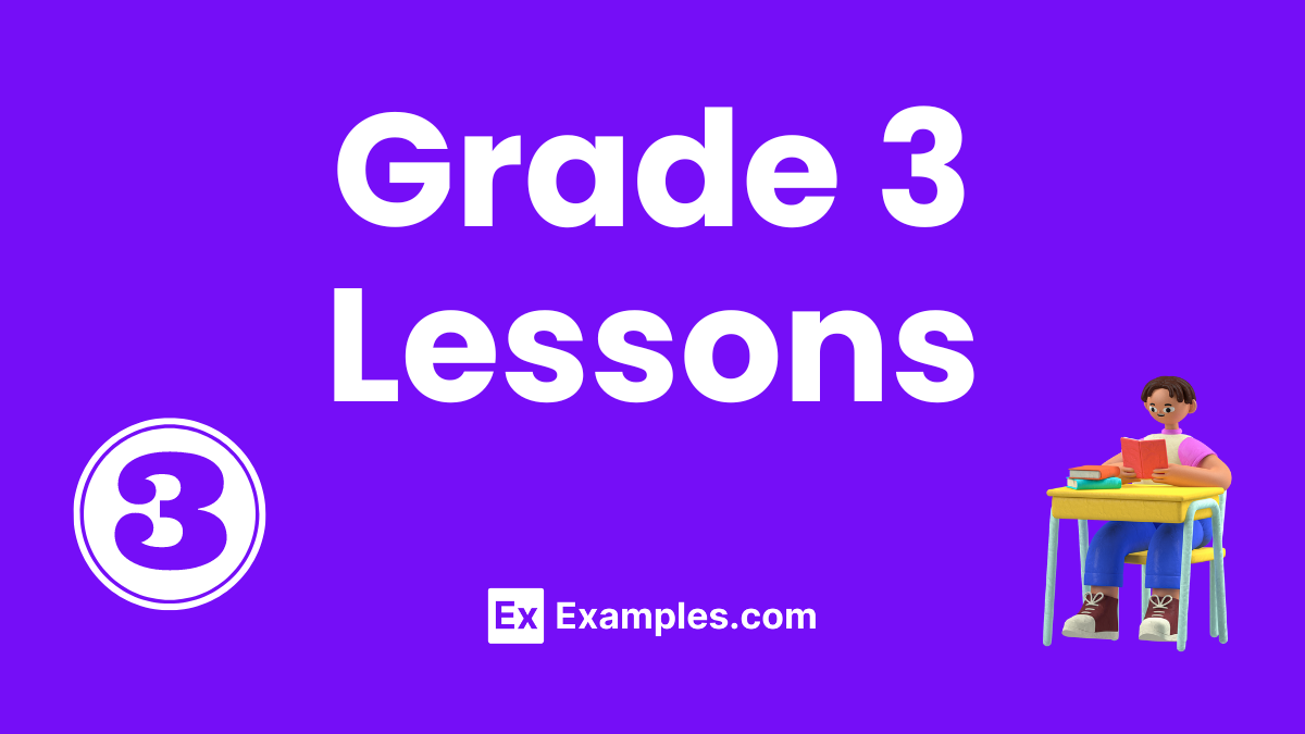 Grade 3 Lessons