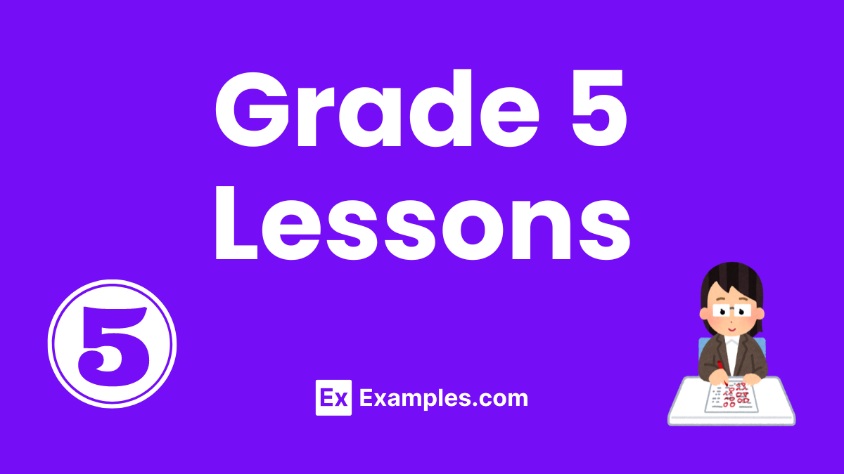 Grade 5 Lessons
