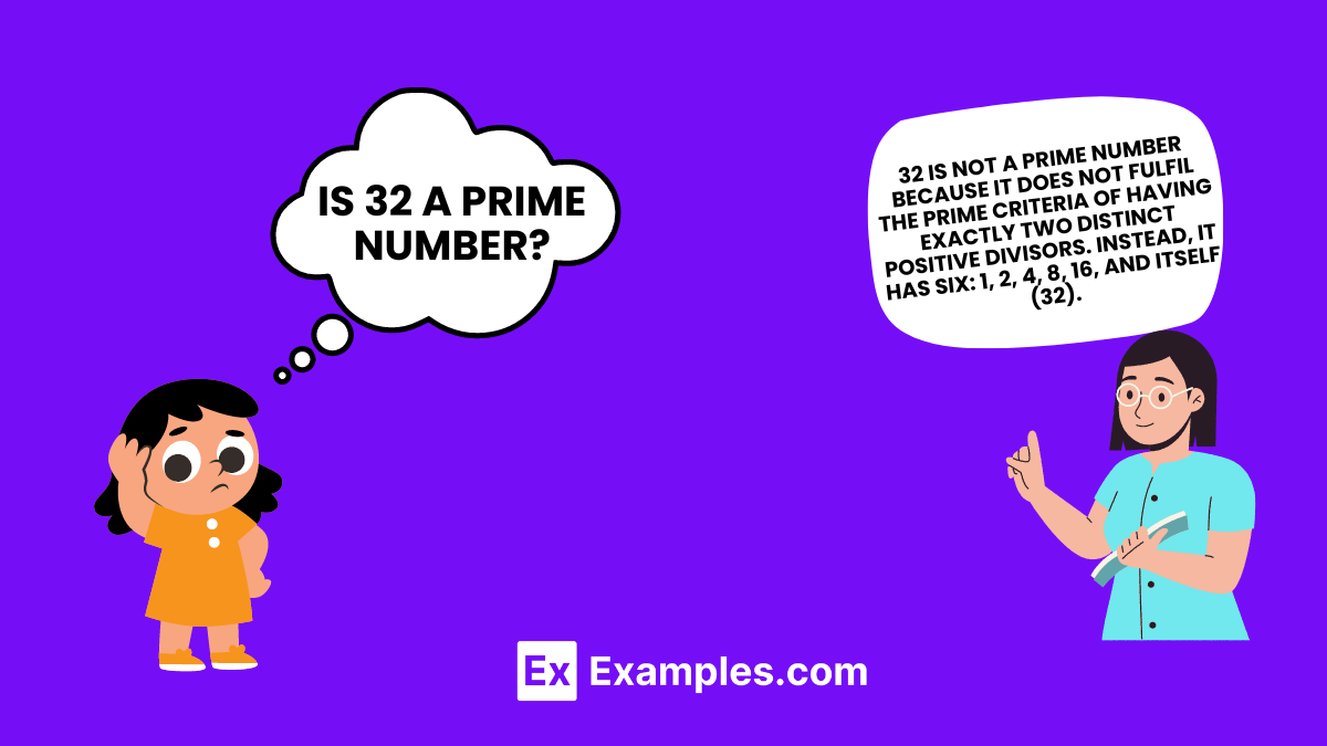 Is 32 a prime number or composite number why why not detailed guide 