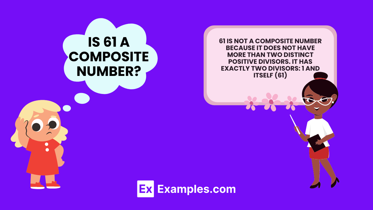 Is 61 A Prime Number Or A Composite Number Is 61 a Prime Number or Composite Number [Why & Why not Detailed Guide]