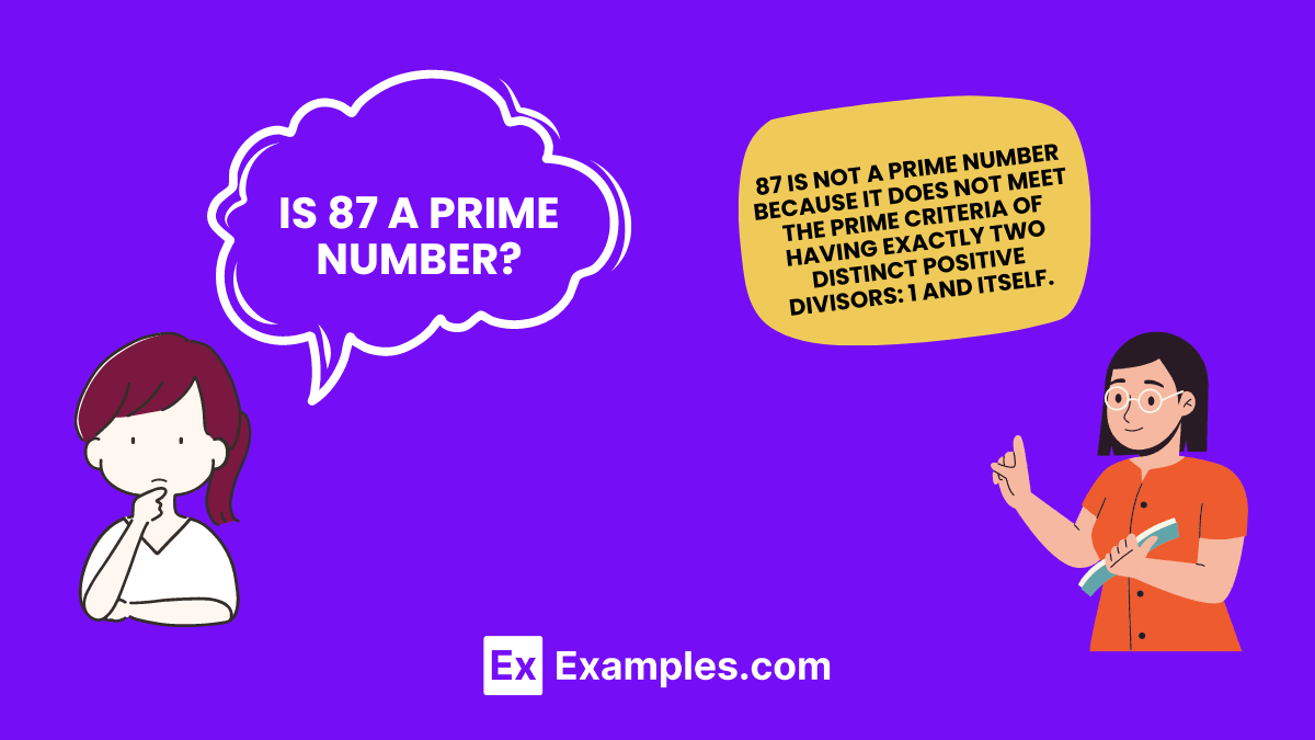 Is 87 a Prime Number or Composite Number [Why & Why not Detailed Guide]