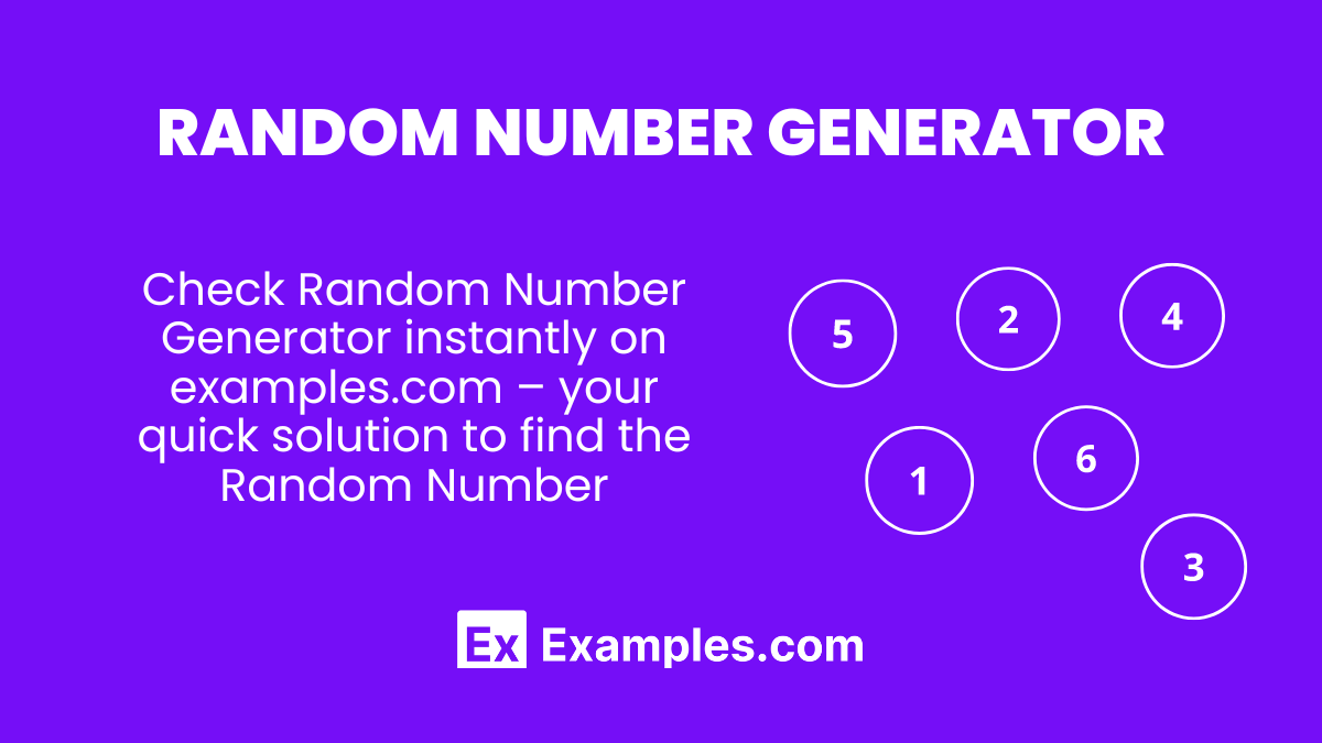 Random Number Generator