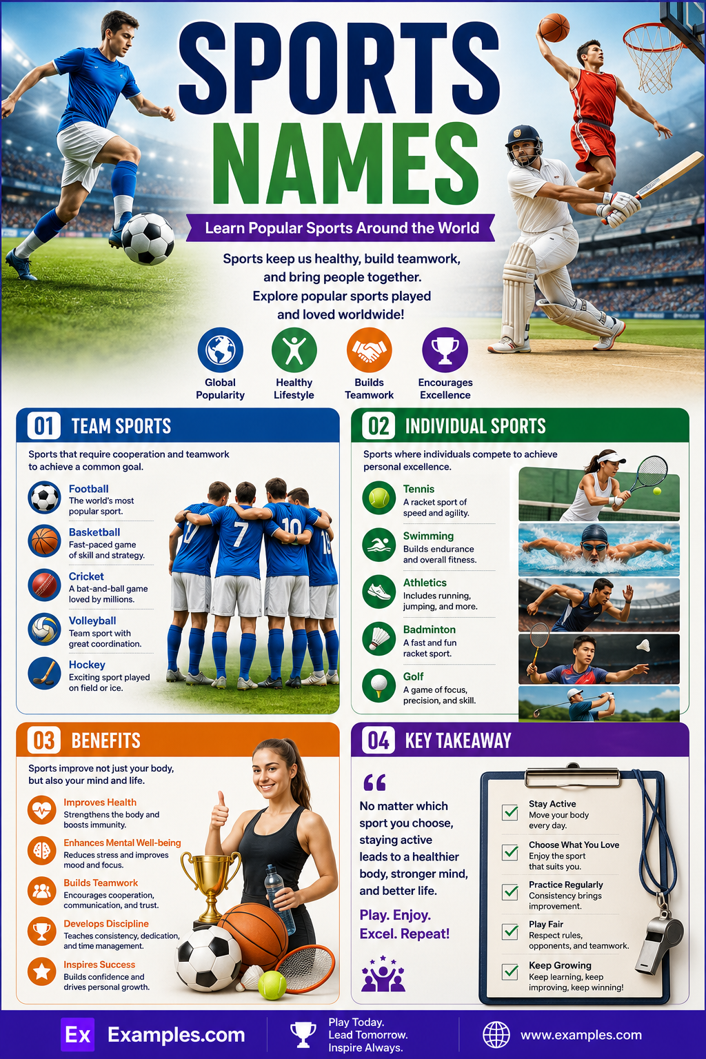 Sport Names: 50+ List with Origin & Types