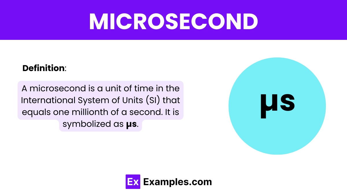 Microsecond Definition Tools Conversion Chart Uses