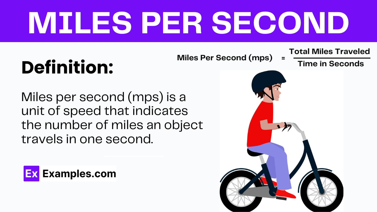 Miles Per Second