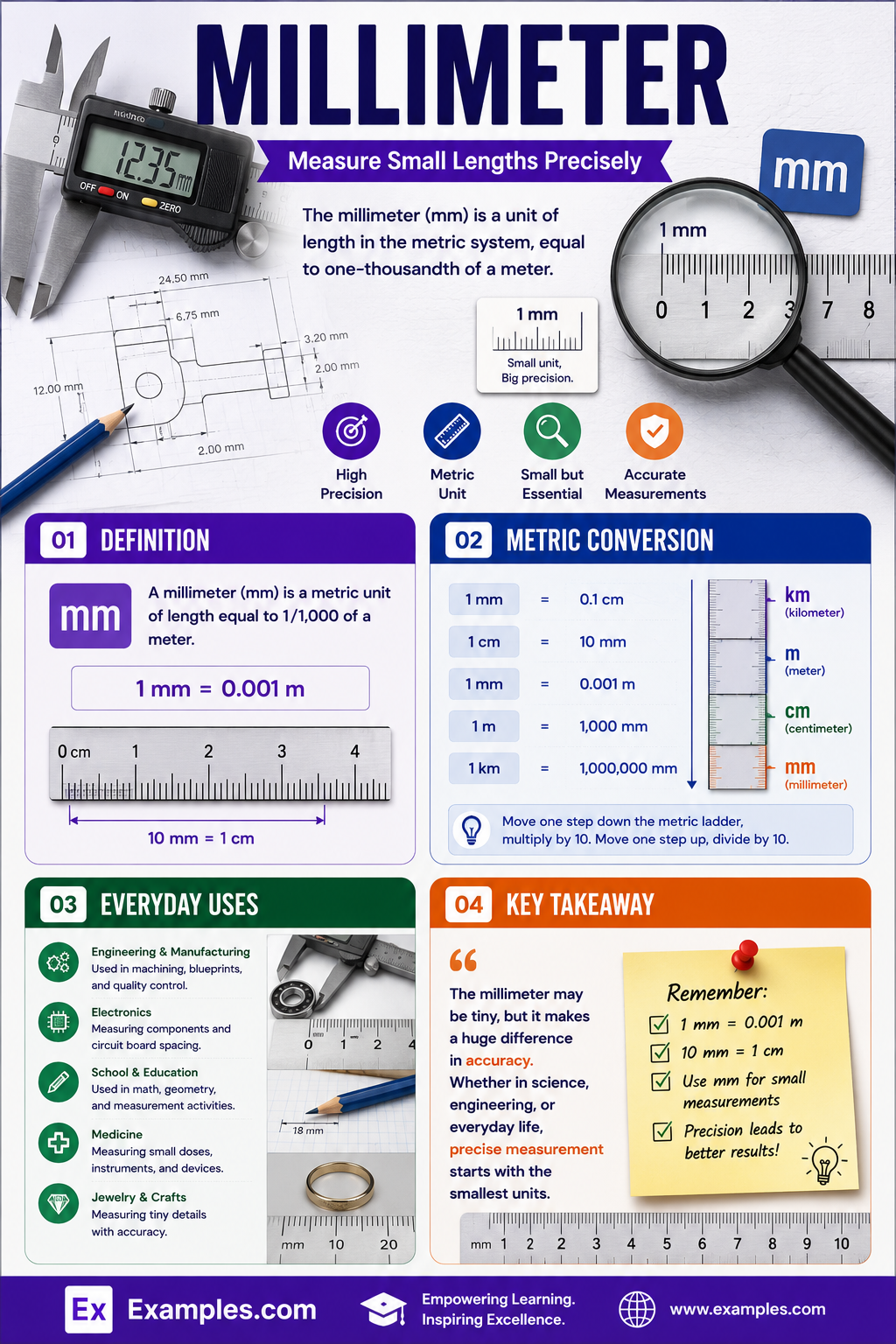 Millimeter – Definition, Tools, Conversions Chart, Uses