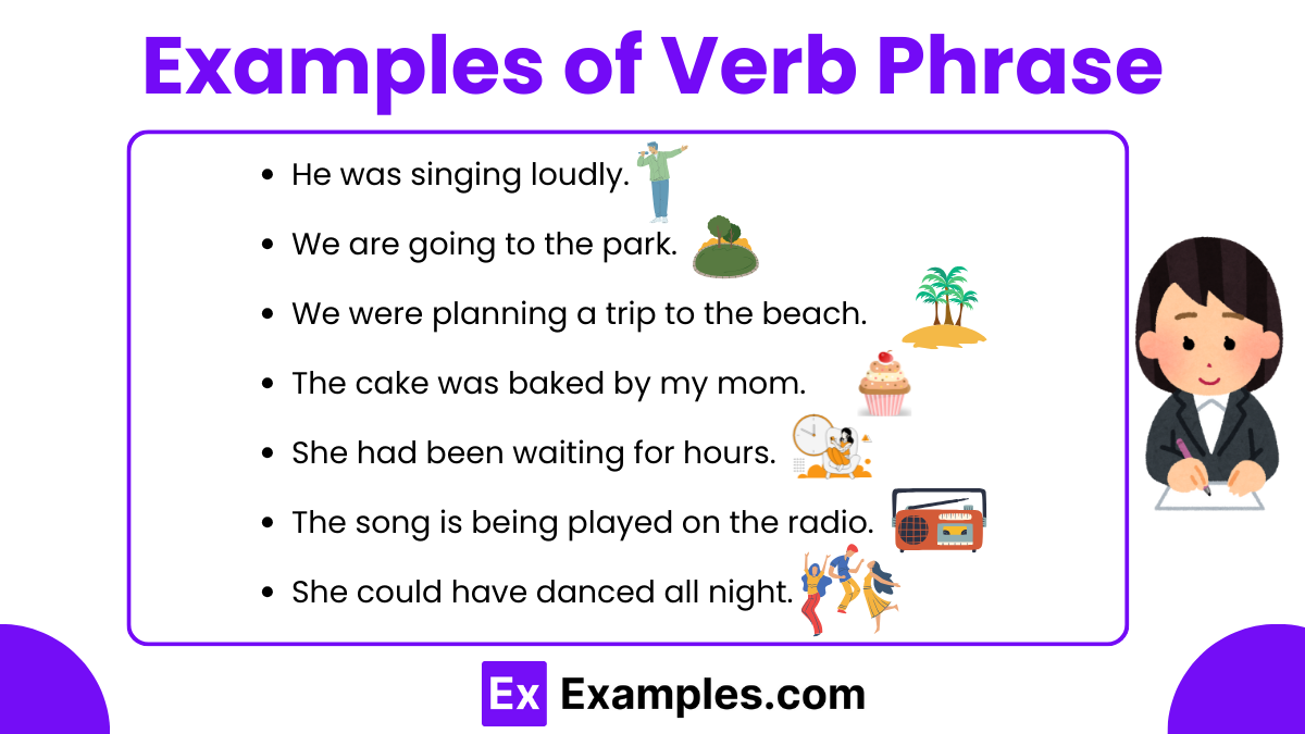 Verb Phrase - 70+ Examples, Types, Functions, How to Use, Tips