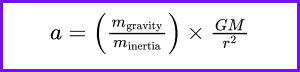 Gravity formula step 3