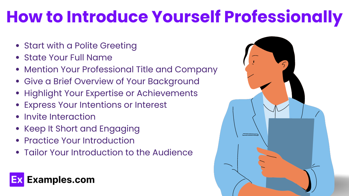 How to Introduce Yourself Professionally