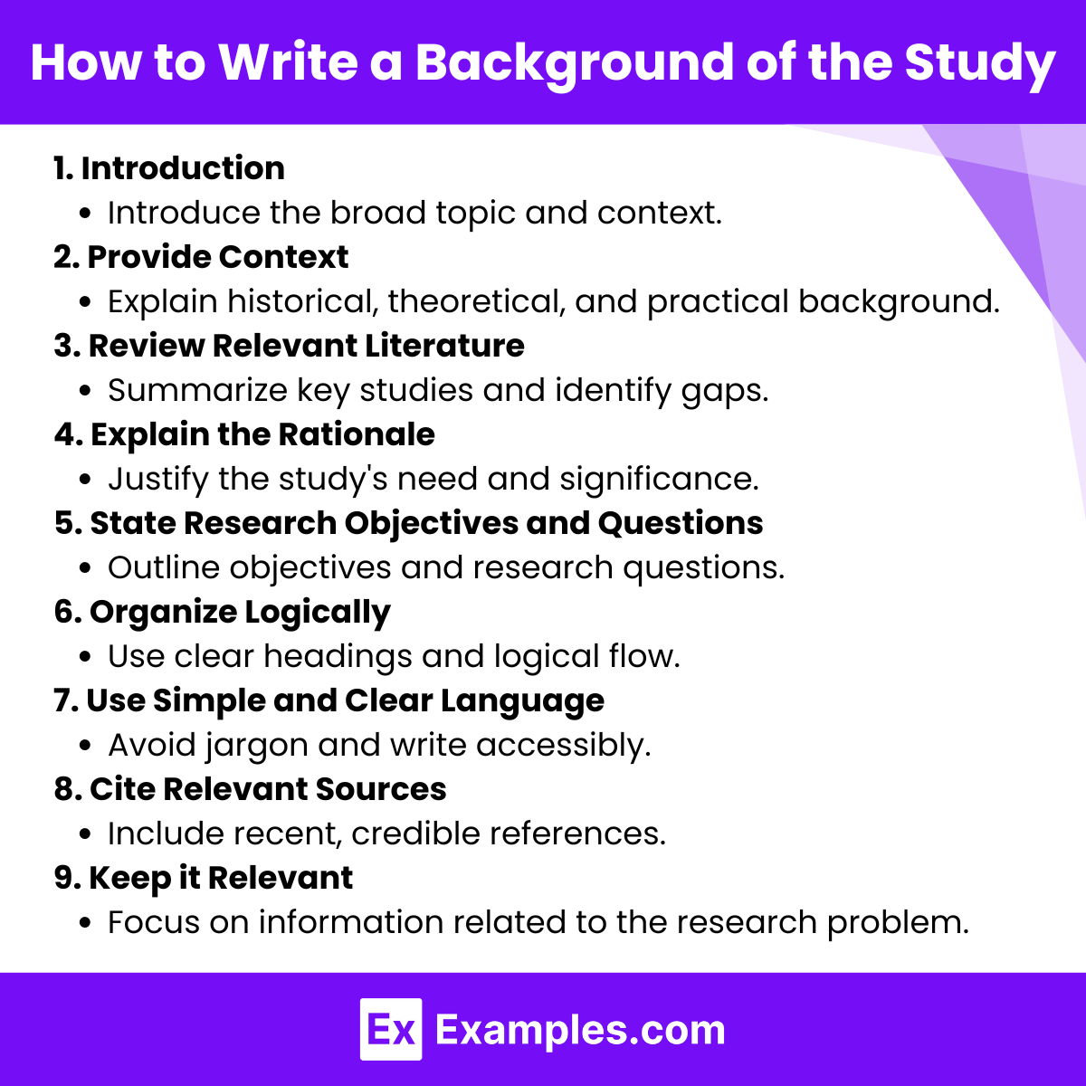 How to Write a Background of the Study