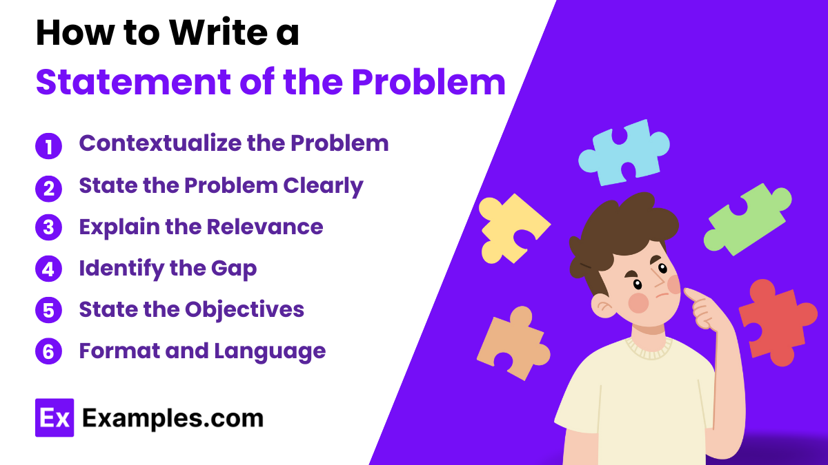 How to Write a Statement of the Problem