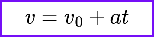 Kinematic Equation - 1