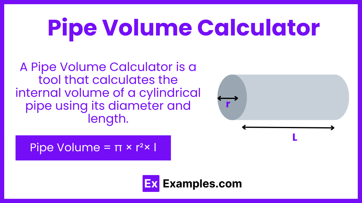 Pipe Volume Calculator