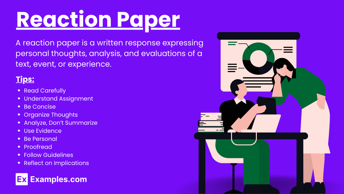 how to write a reaction essay
