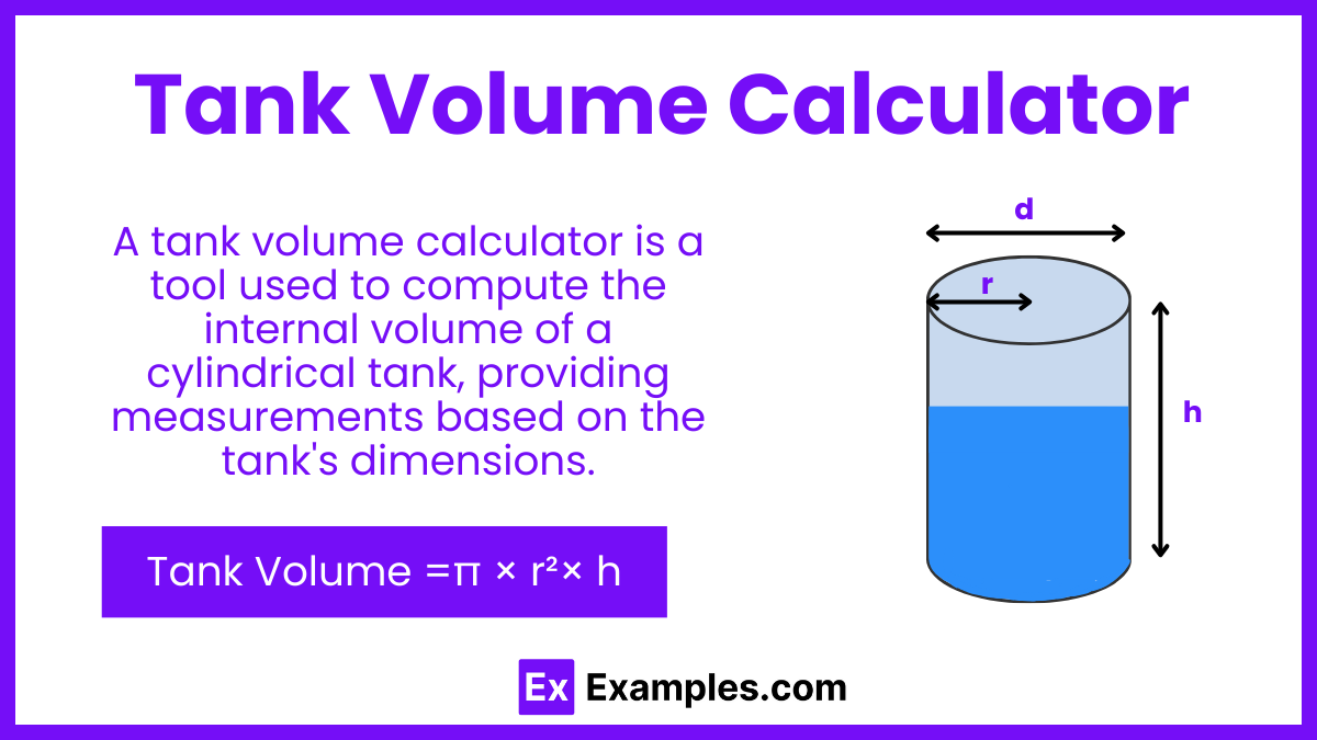 Tank Volume Calculator