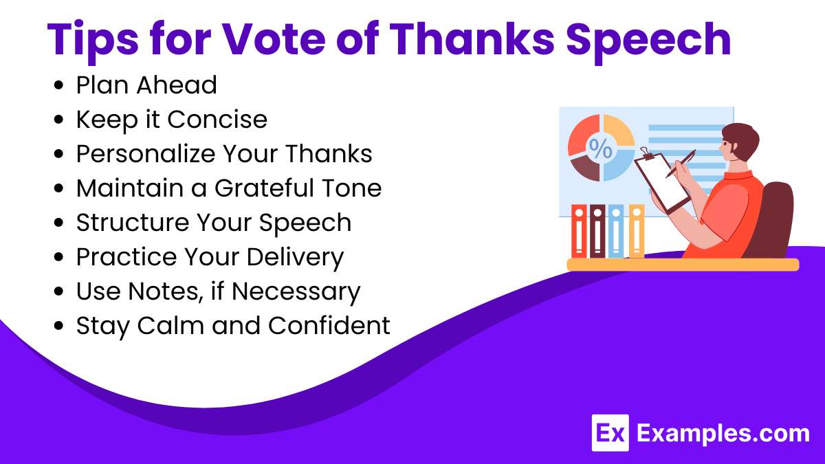 Tips for Vote of Thanks Speech