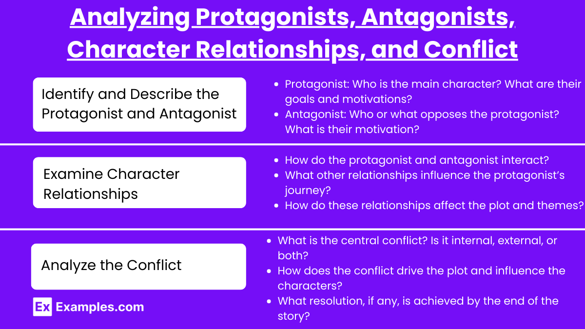 Analyzing Protagonists, Antagonists, Character Relationships, and Conflict (1)