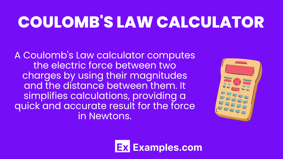 Coulomb's Law Calculator