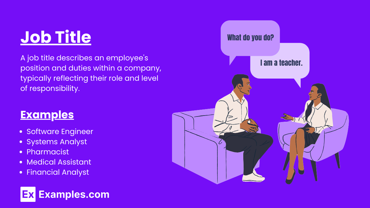 200 Job Title Examples