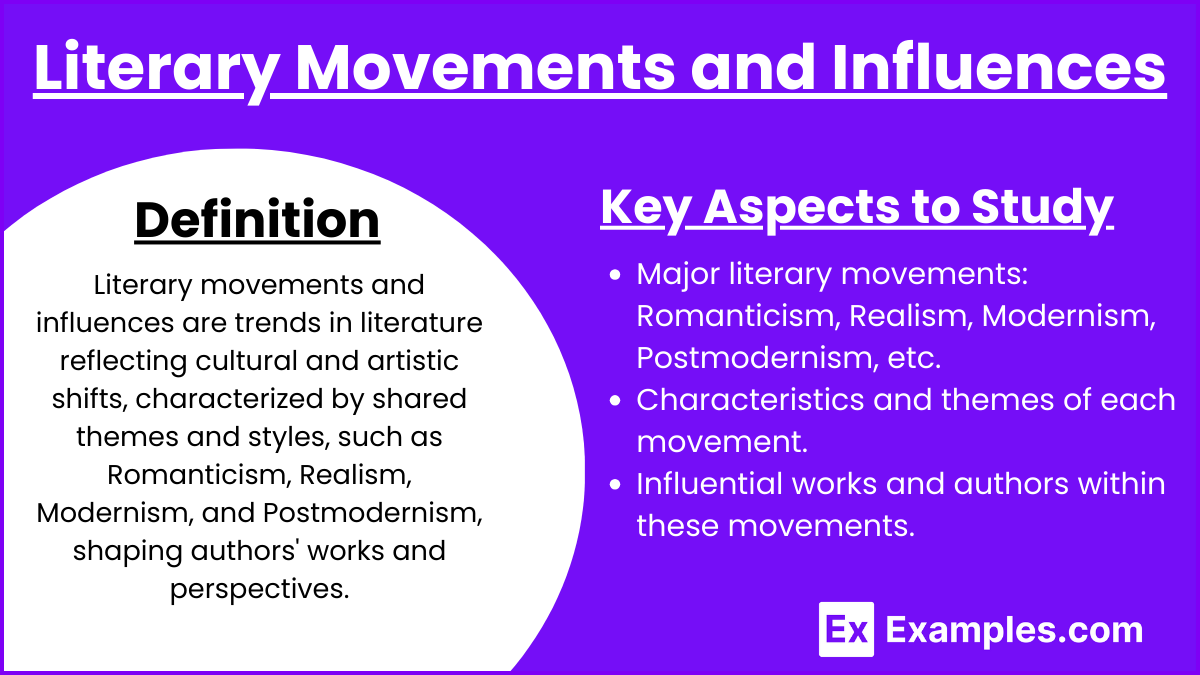 Literary Movements and Influences