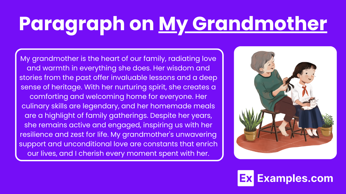 sample biography of a grandmother