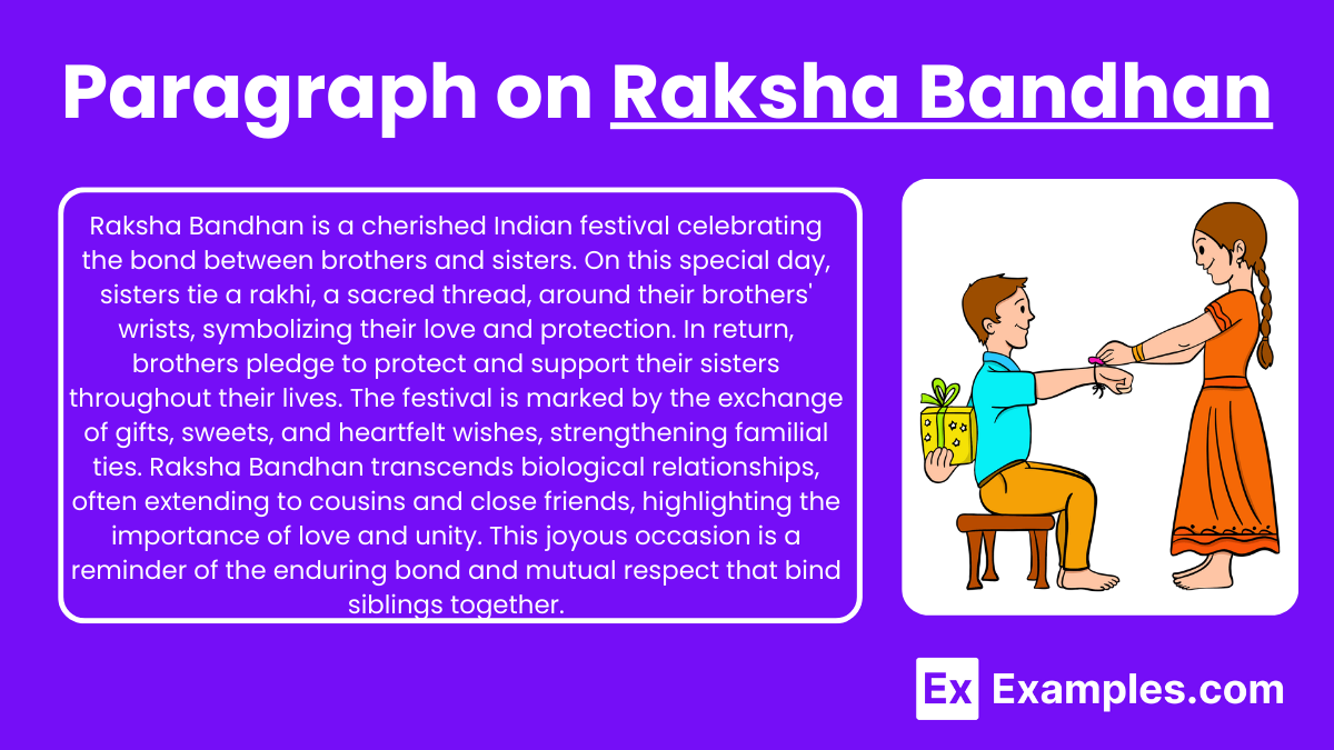paragraph raksha bandhan essay in english 10 lines
