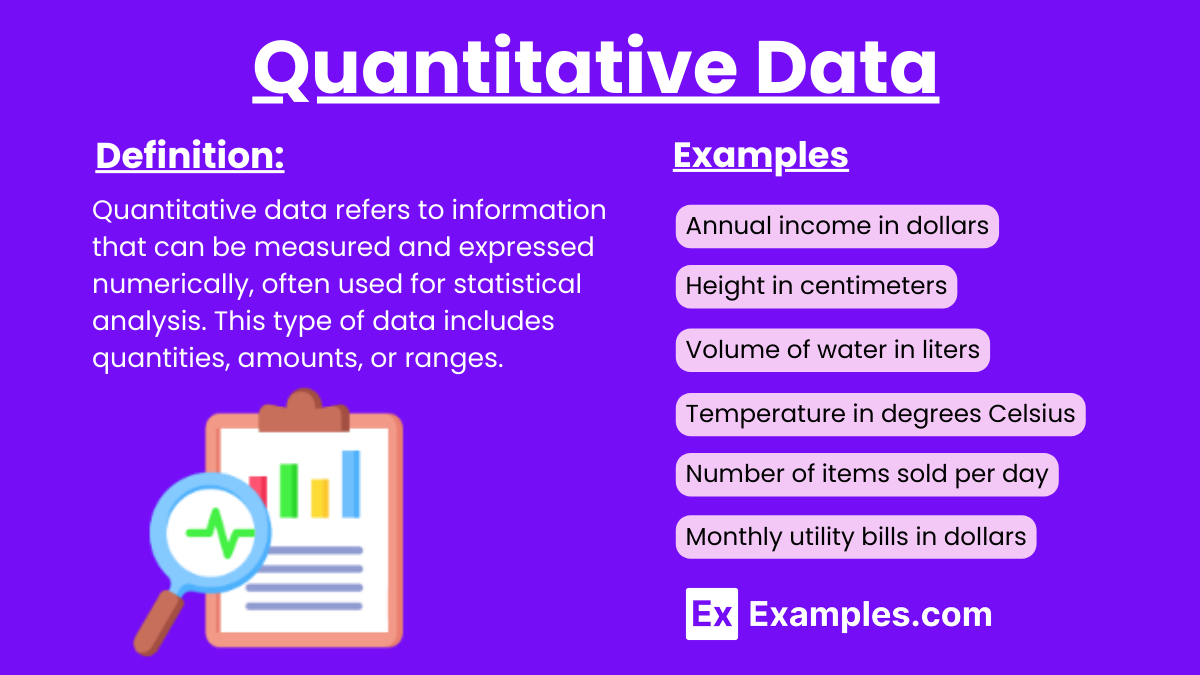 descriptive research examples quantitative