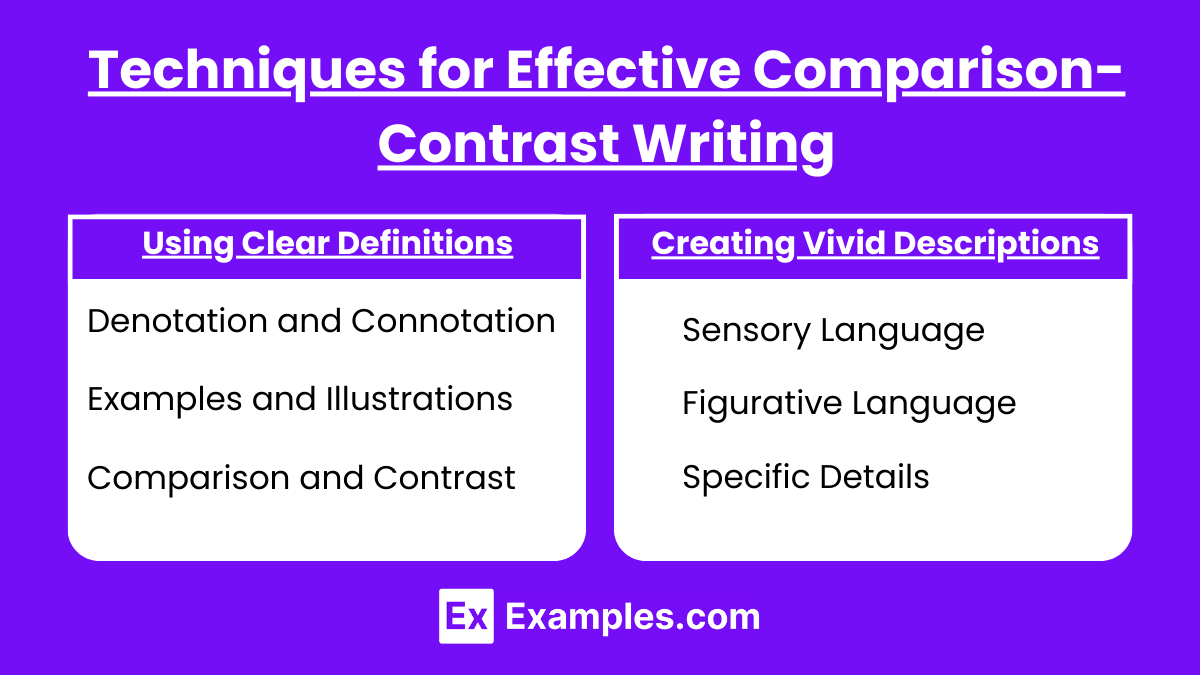 Techniques for Effective Comparison-Contrast Writing (1)