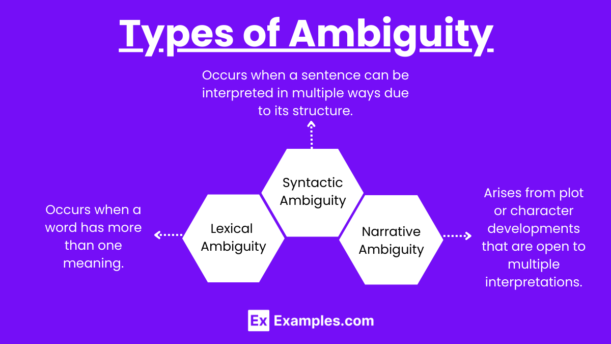 Types of Ambiguity