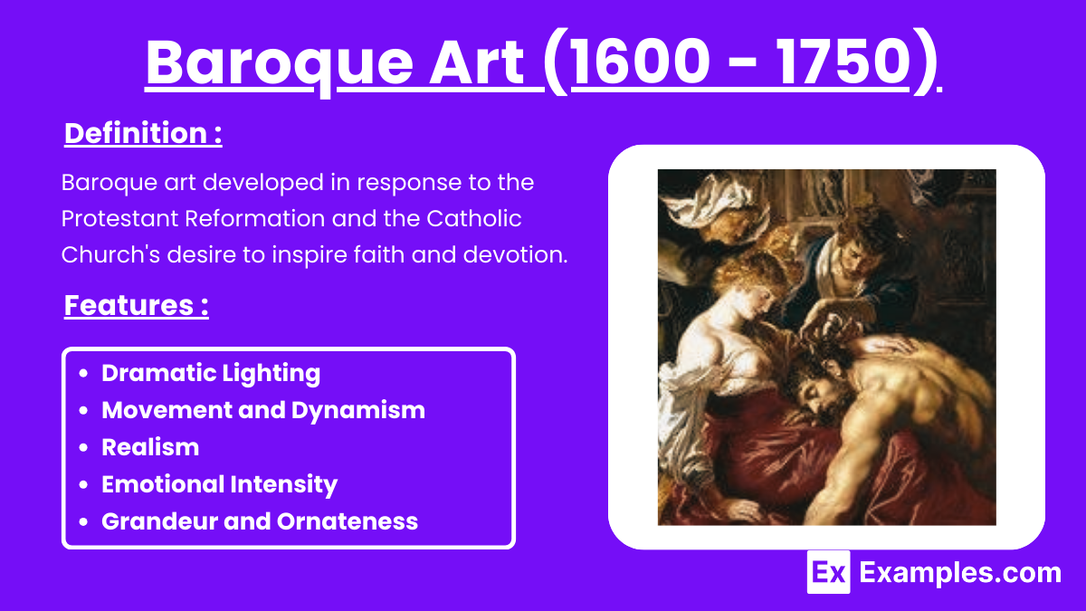 Baroque Art (1600 - 1750)