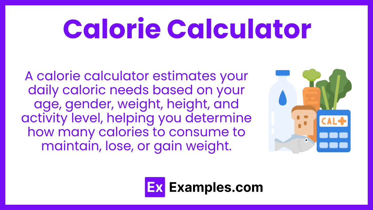 Calorie Calculator
